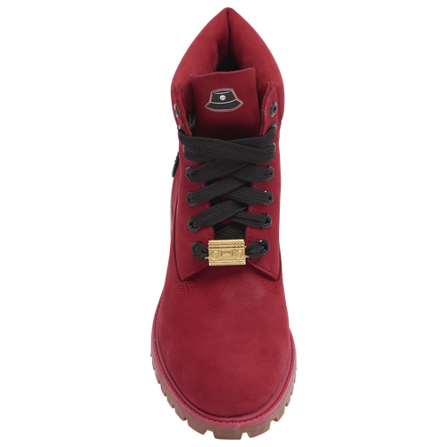 Red timberland hiking boots online