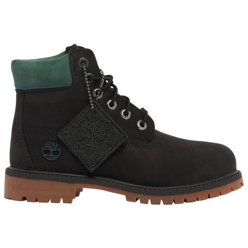 

Boys Preschool Timberland Timberland Varsity Chenille 6" Boot - Boys' Preschool Shoe Black/Fraser Green Size 03.0