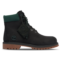 Boys' Grade School - Timberland Varsity Chenille-6" Boot - Black/Fraser Green