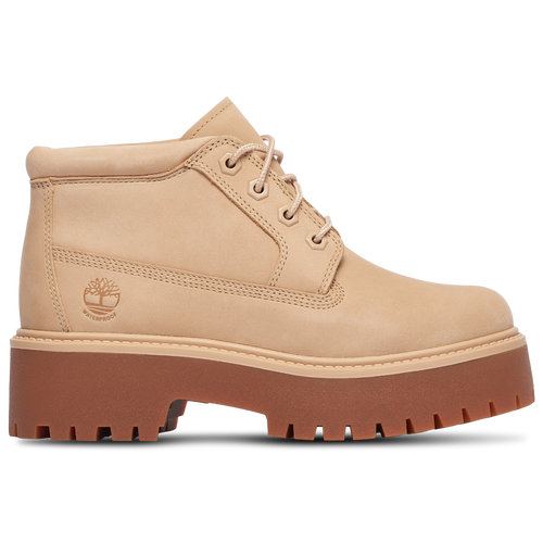 Shop Timberland Girls  Nellie Stonestreet Platform In Light Beige