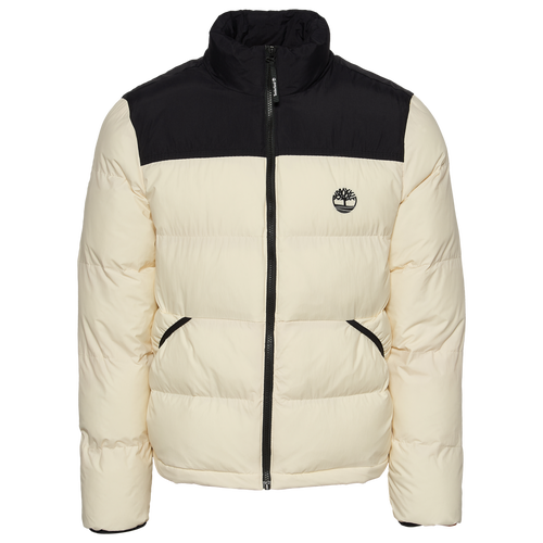 

Timberland Mens Timberland Icon Puffer Jacket - Mens Beige/Black Size S