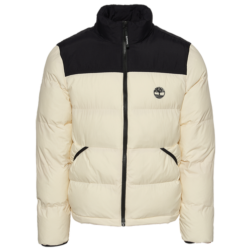 

Timberland Mens Timberland Icon Puffer Jacket - Mens Beige/Black Size L