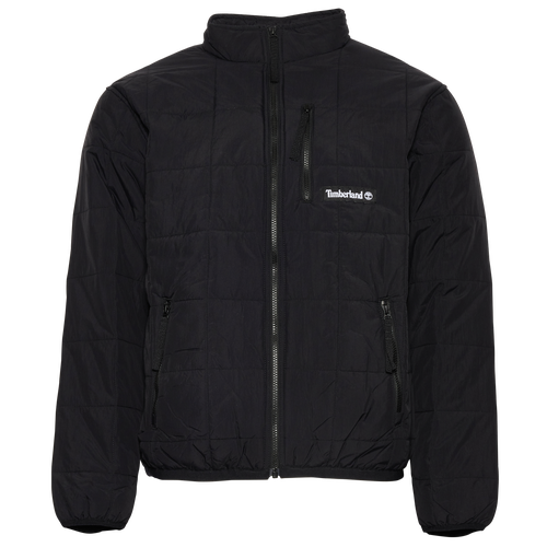 

Timberland Mens Timberland Durable Water Repellant Quilted Insulated Jacket - Mens Black/Black Size M