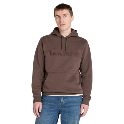  - Timberland Embroidered Pullover Hoodie - Chocolate Chip