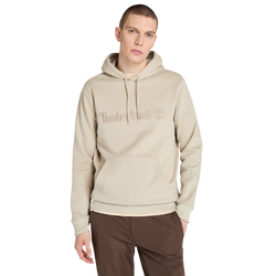 Men's - Timberland Embroidered Pullover Hoodie - Tan/Island Fossil