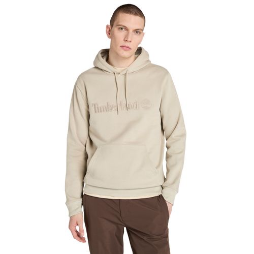 Timberland Embroidered Pullover Hoodie - Timberland Tan/Island Fossil