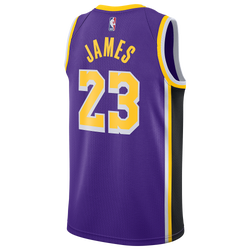 Men's - Nike NBA Swingman Jersey - Field Purple/Yellow