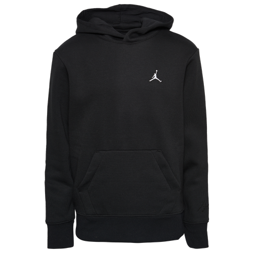 

Jordan Boys Jordan Essentials Pullover Hoodie - Boys' Preschool Black/White Size 4