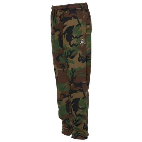 

Jordan Boys Jordan Essentials Camo Pants - Boys' Grade School Brown/White Size L