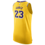 Nike Lakers NBA Authentic Jersey - Men's Amarillo/White