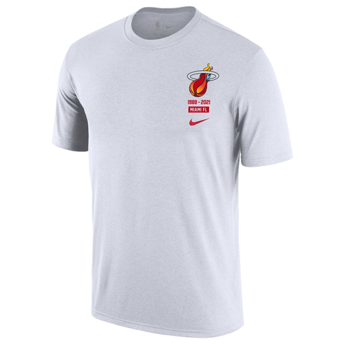 

Nike Mens Nike Heat CE Courtside Moments Story T-Shirt - Mens White Size XL