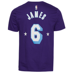 Men's - Nike Lakers MMT T-Shirt - Purple/White
