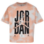Jordan Tie Dye Air T-Shirt - Girls' Grade School Orange/White