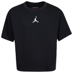 Girls' Grade School - Jordan Essentials T-Shirt - Black/White