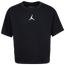 Jordan Essentials T-Shirt - Girls' Grade School Black/White
