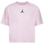 Jordan Essentials T-Shirt - Girls' Grade School Pink/Pink