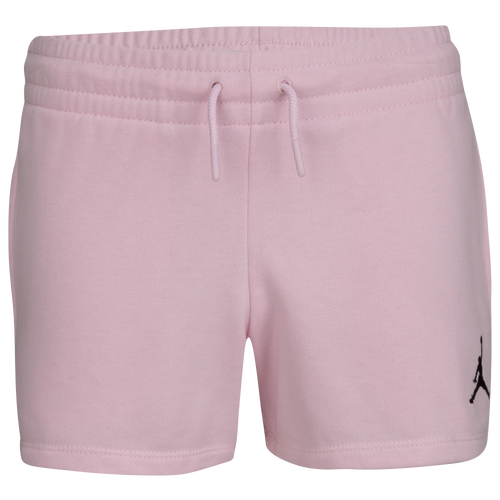 

Girls Jordan Jordan Essential Shorts - Girls' Grade School Pink/Black Size M