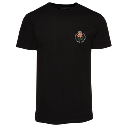 Men's - Vans OG Poppy T-Shirt - Black/Orange/White