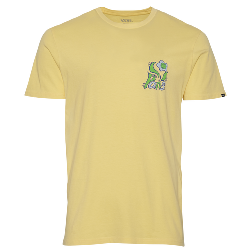 

Vans Mens Vans Peace Flower T-Shirt - Mens Yellow/Blue Size S