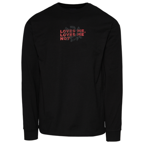 

Vans Mens Vans Love Me Not Long Sleeve T-Shirt - Mens Black Size XXL