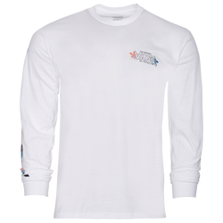 Men's - Vans Lucid Floral Longsleeve T-Shirt - White/Multi