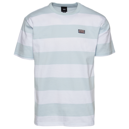 

Vans Mens Vans Stripes T-Shirt - Mens White/Blue Size XXL