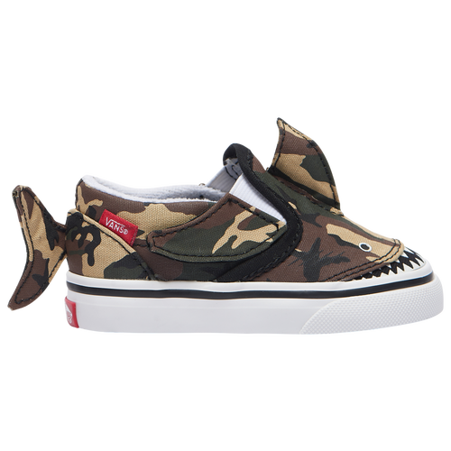 

Boys Vans Vans Classic Slip On - Boys' Toddler Shoe Black/White Size 04.0