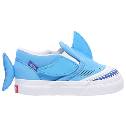 Boys' Toddler - Vans Shark Slip On - Blue/White