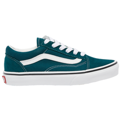 Boys' Preschool - Vans Old Skool V Color Theory - Deep Teal/White