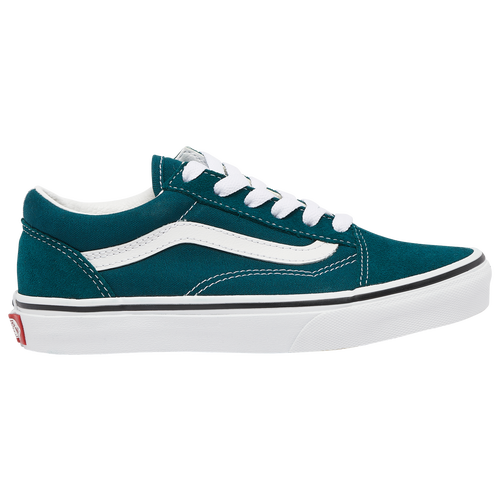 

Boys Preschool Vans Vans Old Skool V Color Theory - Boys' Preschool Shoe Deep Teal/White Size 03.0