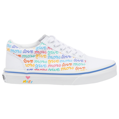 

Vans Boys Vans Old Skool - Boys' Preschool Shoes White/Multi Size 3.0