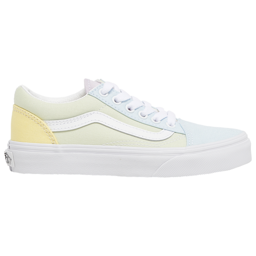 

Girls Preschool Vans Vans Old Skool - Girls' Preschool Shoe Green/Yellow/Blue Size 12.0