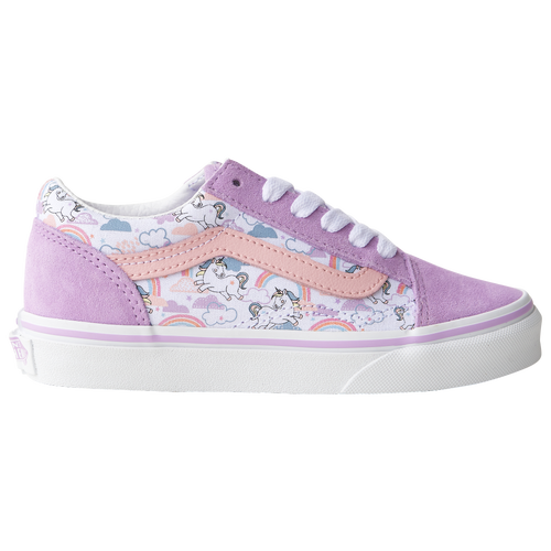

Vans Girls Vans Old Skool - Girls' Preschool Skate Shoes Purple/Pink Size 03.0
