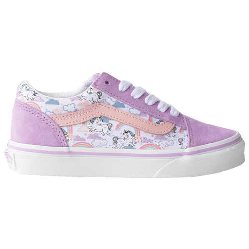 

Vans Girls Vans Old Skool - Girls' Preschool Skate Shoes Purple/Pink Size 02.5
