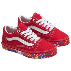 Boys' Preschool - Vans Old Skool - Red/White