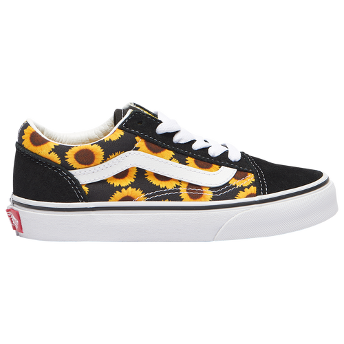 

Girls Preschool Vans Vans Old Skool - Girls' Preschool Shoe Black/Yellow Size 13.0