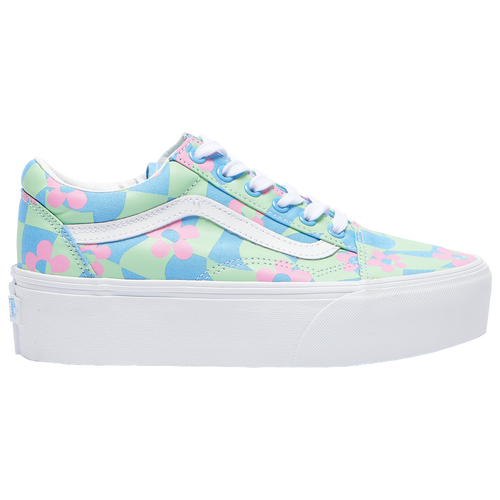 

Vans Womens Vans Old Skool Stackform - Womens Shoes Green/Blue Size 06.5