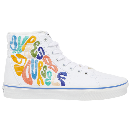 

Vans Mens Vans Sk8-HI Express Yourself - Mens Shoes White/Multi Size 9.0