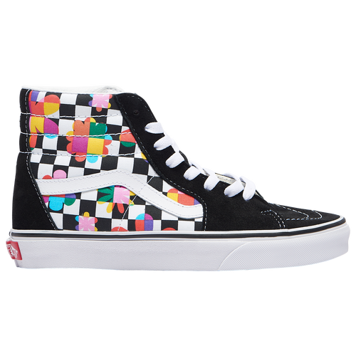 Vans SK8 HI Checkered - Women's Skate/BMX Shoes - Black / True White - VN0A7Q5NB05