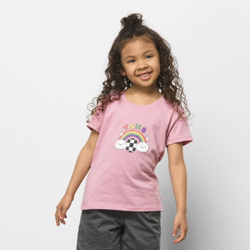 

Girls Preschool Vans Vans Happy Bow T-Shirt - Girls' Preschool Pink/Multi Size 6