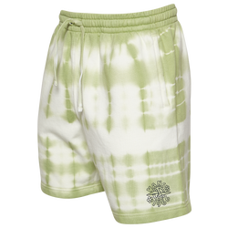 Men's - Vans Peace of Mind Fleece Shorts - Celadon Green/Tie Dye