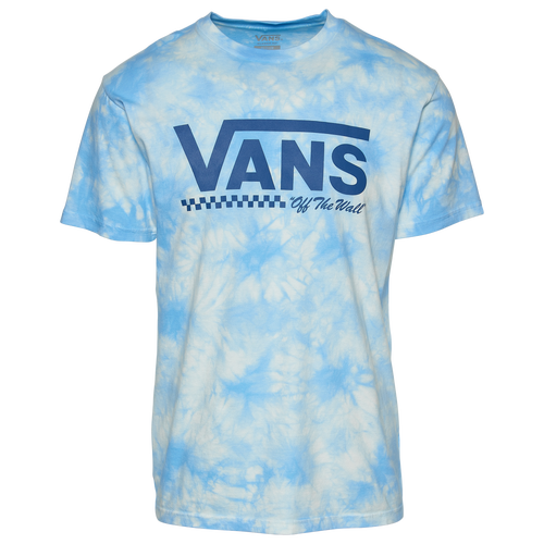 

Vans Mens Vans Drop V Cloud Wash Short Sleeve T-Shirt - Mens True Blue Size L