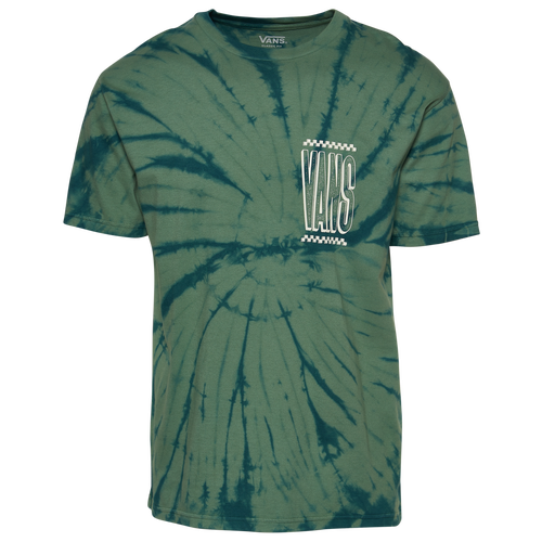 

Vans Mens Vans Tie Dye T-Shirt - Mens Green/Teal Size S