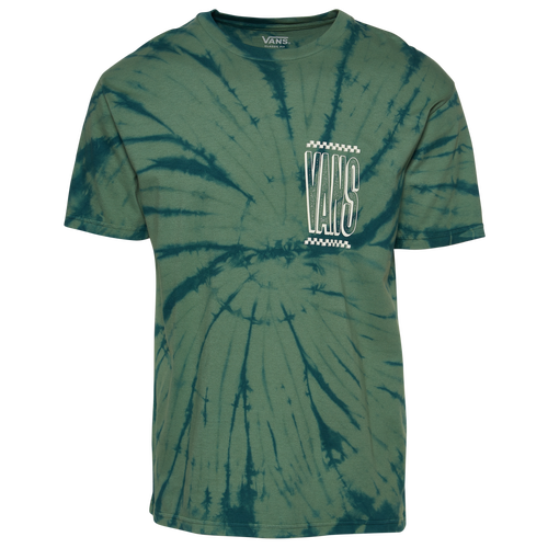 

Vans Mens Vans Tie Dye T-Shirt - Mens Green/Teal Size M