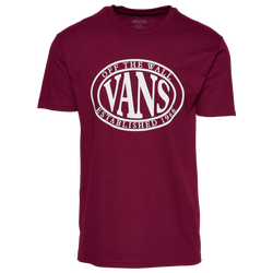 Men's - Vans Oval T-Shirt - Purple/White