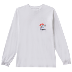 Men's - Vans Crayola Longsleeve T-Shirt - White/Multi
