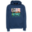 The North Face Graphic Injection Hoodie - Men's Shady Blue/Wasabi