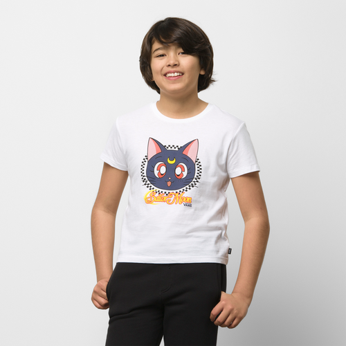 Vans Girls   Sailor Moon Cat Tee In White