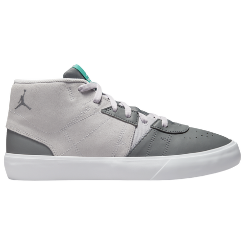 

Jordan Mens Jordan Series Mid - Mens Basketball Shoes Grey/Teal Size 08.0