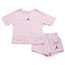 Jordan Essential Shorts Set - Girls' Toddler Pink Foam/Pink Foam